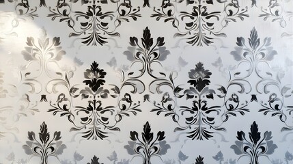 Fototapeta premium Elegant Damask Pattern with Refined Classic Design in High Quality