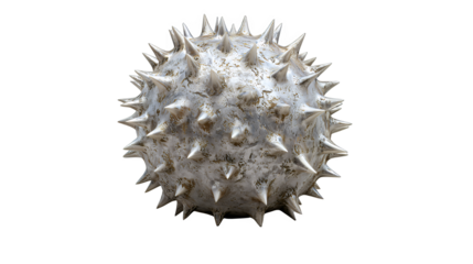 an illustration of a sea shell on a transparent background, PNG image, PNG file, Generative art.