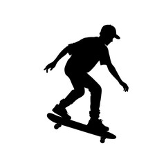Fototapeta premium skate silhouette