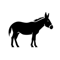 donkey silhouette