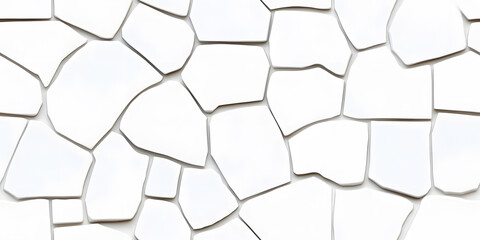 White cracked wall seamless pattern background