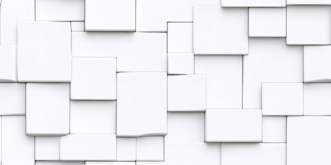 Obraz premium White cracked wall seamless pattern background