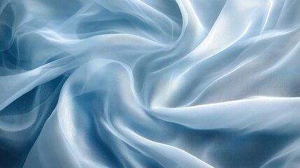 Obraz premium Opulent Textures in Abstract: Wavy Folds of Grunge Silk, Satin, Velvet - A Liquid - Inspired Luxury