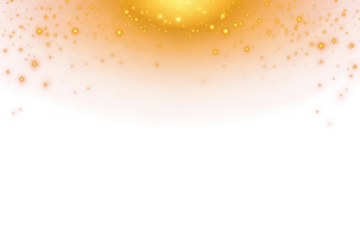 Light sprinkling of golden luminous particles gold dust png clipart transparent