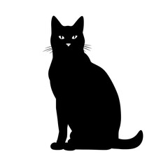 cat outline silhouette