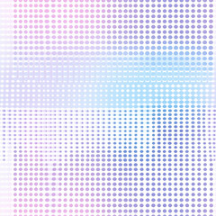 A soft pastel gradient dot pattern, where dots gently fade into one another, creating a dreamy and soft effect. Perfect for baby products or children's room decor