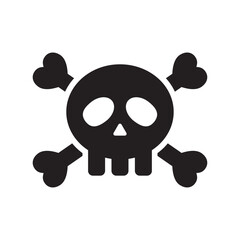 human skull icon 

