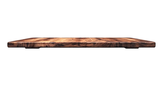 a rectangular piece of wood on a transparent background, PNG image, PNG file, Generative art.