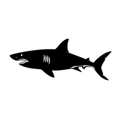 Fototapeta premium shark silhouette