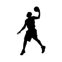Naklejka premium a basketball silhouette