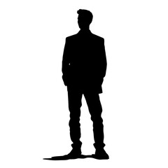 Fototapeta premium clipart person silhouette