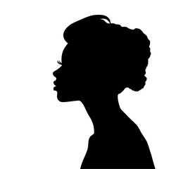 female profile silhouette