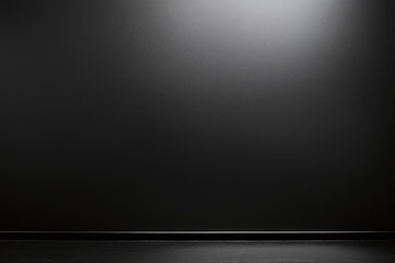minimalist black screen with subtle gradient and soft lighting creates serene backdrop perfect for showcasing text or images