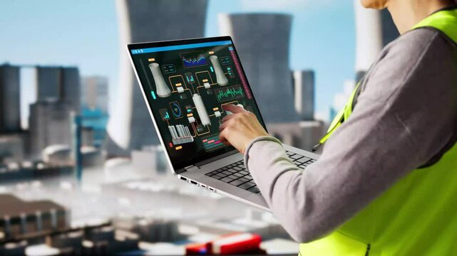 Scada System At Power Plant Control