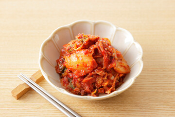 韓国の白菜キムチ　Korean kimchi