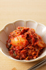 韓国の白菜キムチ　Korean kimchi