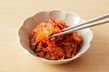 韓国の白菜キムチ　Korean kimchi