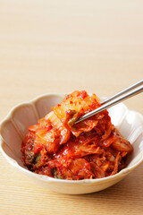 韓国の白菜キムチ　Korean kimchi