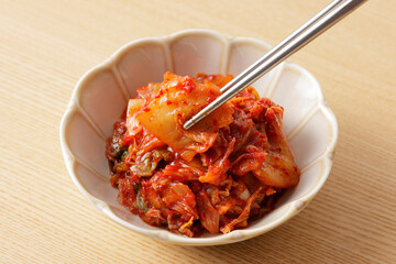 韓国の白菜キムチ　Korean kimchi