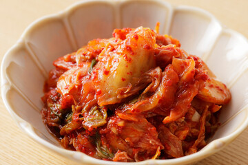 韓国の白菜キムチ　Korean kimchi