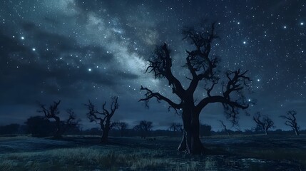 Starry Night Over the Milky Way