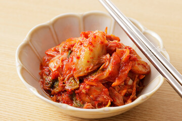 韓国の白菜キムチ　Korean kimchi