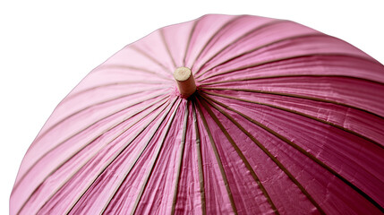 a pink umbrella is shown against a transparent background, PNG image, PNG file, Generative art.