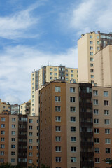 Fototapeta premium Modern apartment buildings in Russia