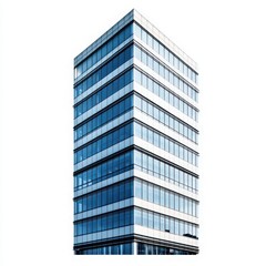 Fototapeta premium Modern High Rise Building With Glass Facade