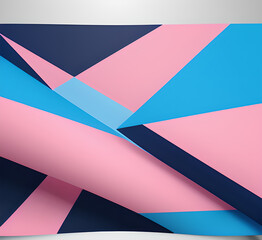 Obraz premium Digital technology metaverse neon blue pink background, cyber information, abstract speed connect communication, innovation future meta tech, internet network connection, Ai big data, illustration.gen