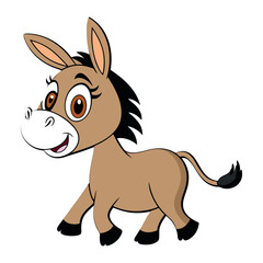 Donkey cartoon art