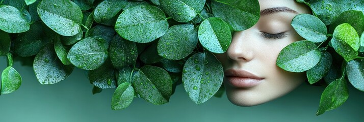 Promotional flyer designs highlighting nature-themed beauty and wellness initiatives