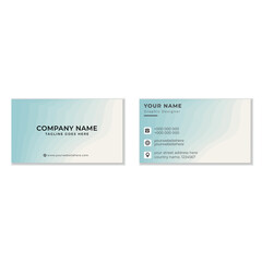 Modern simple unique business card