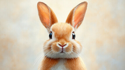 Obraz premium Easter vintage postcards featuring an image of the Easter Bunny.