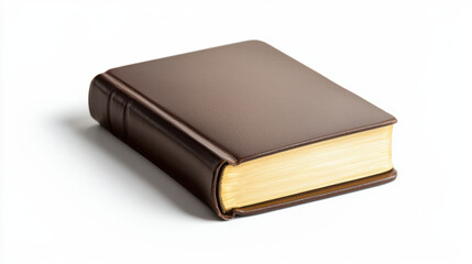 Obraz premium leather bound book with golden edged pages, perfect for collectors