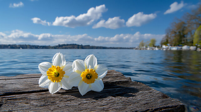  sea daffodil's coastal charm
