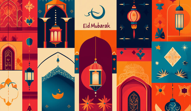 Eid mubarak card