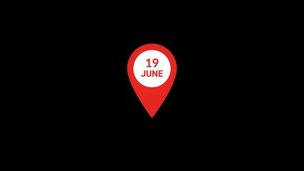 19 June Location pin Animation