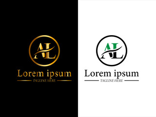 Unique letter typography logo collection design