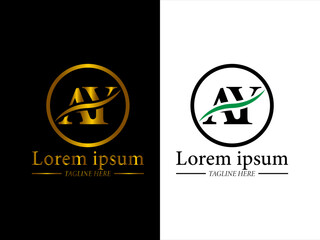 Unique letter typography logo collection design