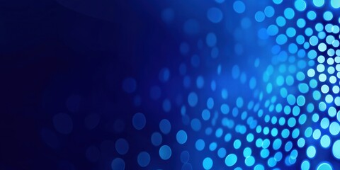 Abstract background with vivid blue gradient and scattered light blue dots