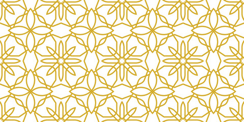 Seamless pattern in authentic arabian style. Vector illustration