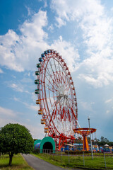 (とやまビューポイント)富山　魚津市　ミラージュランド　観覧車　7月
