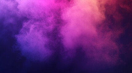Fototapeta premium Colorful smoke on a black background. Abstract texture of smoke and multicolor explosion. Generative image of clouds with a generative model of a generative cloud. Vibrant smoke against lifestyle a.