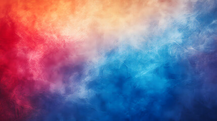 Obraz premium Purple, blue, and red colors swirl to create an ethereal cosmic scene.