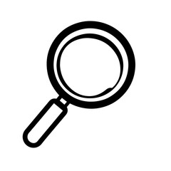 Magnifying glass icon, search icon Vector Illustration, Magnifying glass set, Zoom symbol,  zoom lens sign, scan search symbol isolated, search symbol for web icons flat vector illustration.