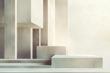 abstract geometric pattern design and concept of modern architecture