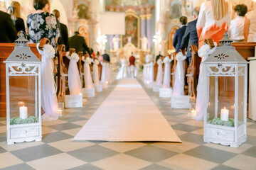 Wedding decorations, church decoration for wedding, flowers for wedding