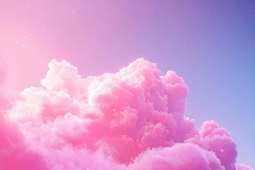 Fototapeta premium Pink Cloudscape Dreamy Sky