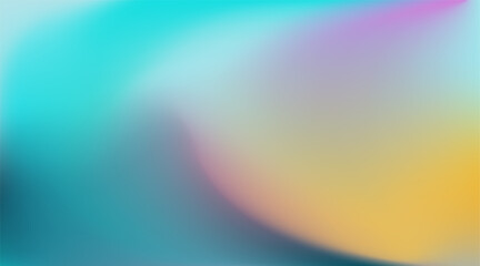 Teal Gradient Background. Multicolor backdrop. Vector for banners, posters, and graphic design
